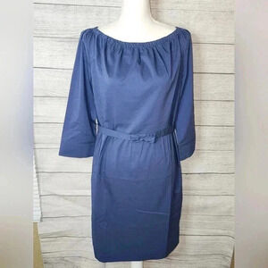 Julie Chaiken 3/4 Sleeve Belted Dress Size Small